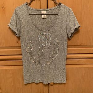 Victoria’s Secret Pink Iridescent Bling Tee